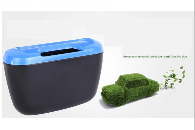Car Styling Opening Car Waste Bin Vehicle Rubbish Dustbin Garbage Bin Trash Can Dust Bin Multifunctional Scraps Paper Organiser