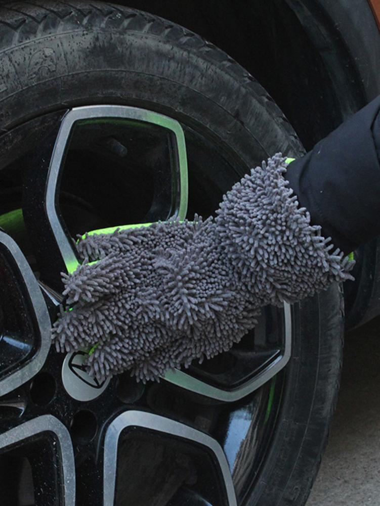 Gant absorbant doux haute densité nettoyage de voiture gant de lavage de voiture nettoyage de la poussière de voiture moto lavage séchage serviettes voiture style