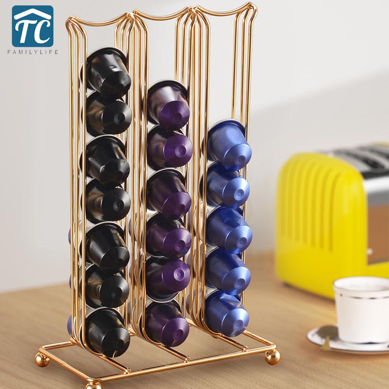 Koffie Capsule Houder 42 Kopjes Koffie Pods Houder Rack Koffie Capsule Dispenser Capsules Opslag Shelve Organisatie Houder