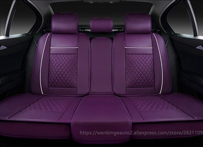 only car rear seat covers For Volkswagen vw passat polo golf tiguan jetta touran touareg bora Sagitar Magotan Teramont styling: rear seat purple