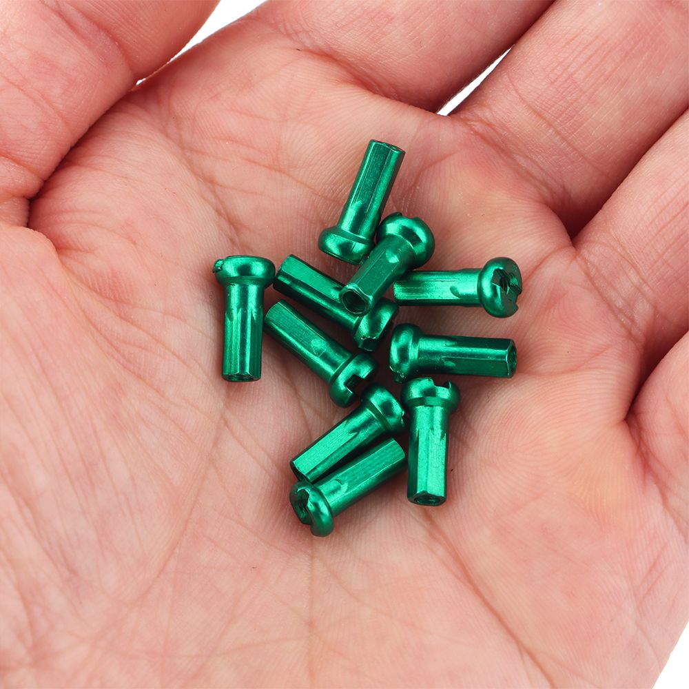 10/20/50pcs MTB Bike Wheel Spoke Nipples 14mm Mountain Bike Cycling Spokes Nipples For Bicycle Wheel Accessories