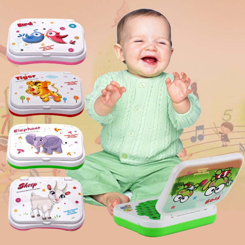 Foldbar kinesisk engelsk læringscomputer bærbar baby legetøj
