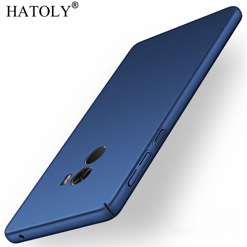 Voor Xiaomi Mi Mix 2 Case Mimix 2 Ultra-Dunne Gladde Cover Hard Pc Beschermende Back Case Voor Xiaomi mi Mix 2 Hatoly: Blue