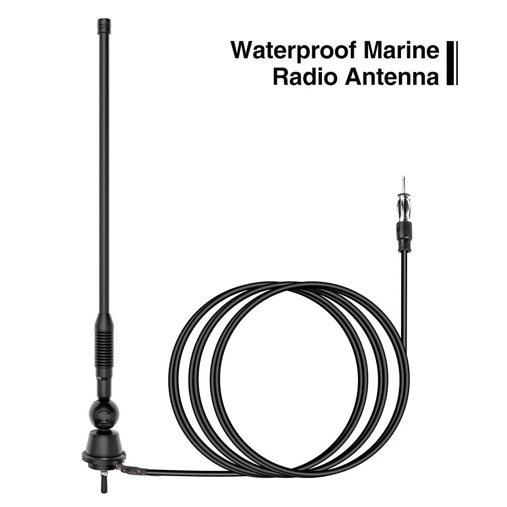 Eightwood Marine Boat Radio Antenna Rubber Duck Flexible Mastfits For Radio Stereos On Boat,Car,Yacht,Sailboat,RV, Motorhome - View #4