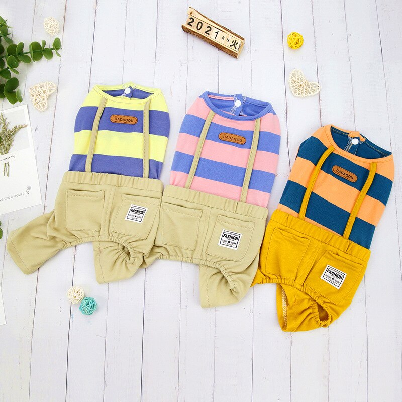 Summer Dog Jumpsuits Rompers Female Dog Clothes Costume Large Dog Dog Clothes Dog Clothing Jumpsuit for Dogs Dog Outfit Yorkie