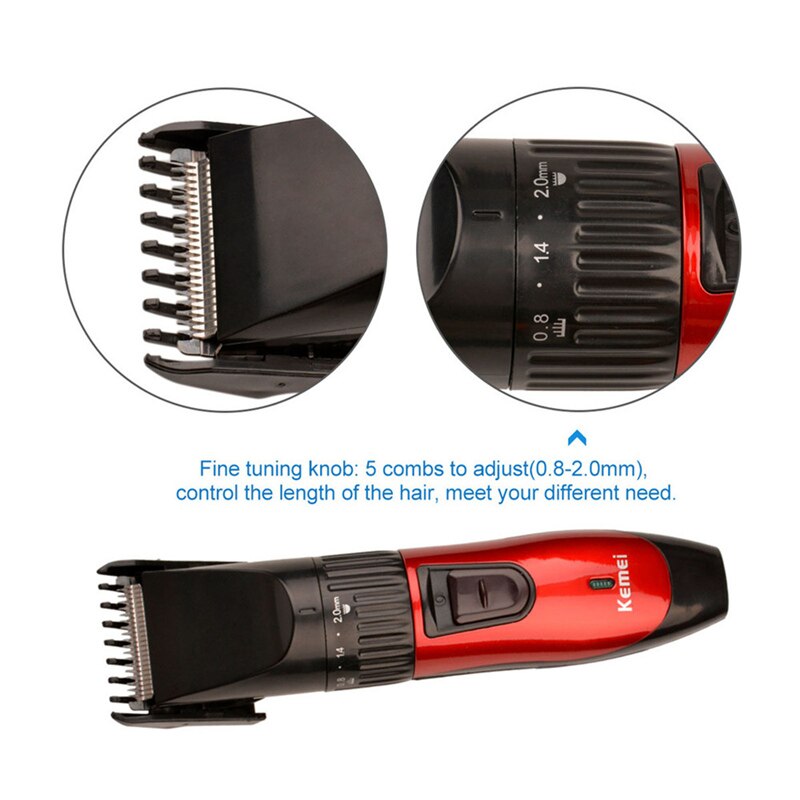 Hair Trimmer Rechargeable Electric Ceramic Blade Hair Clipper Men's Cordless Haircut 3D Rotation Shaver Mustache Cutter Razor