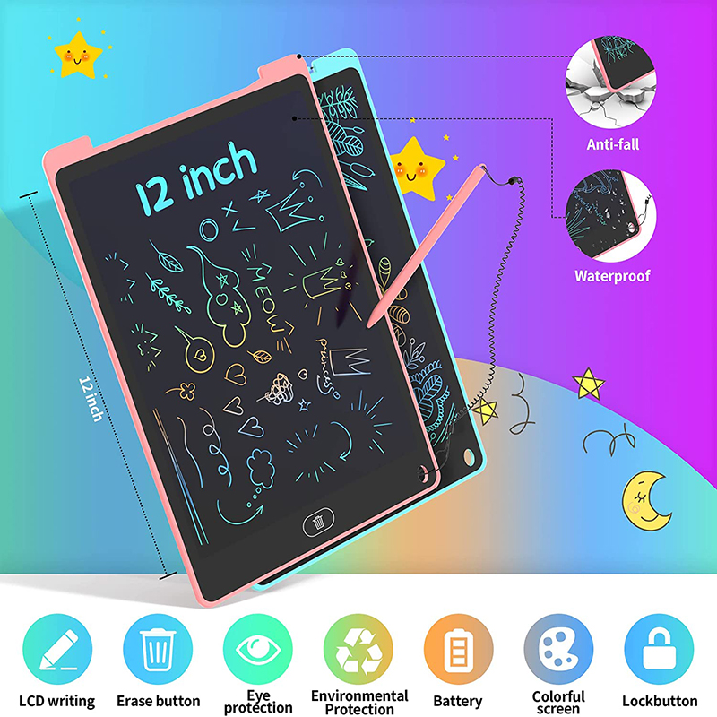 8,5/12 zoll Schreibtafel Zeichnung Tablette LCD Bildschirm Schreiben Digitale Grafik Tabletten Elektronische Handschrift Pad Spielzeug Art