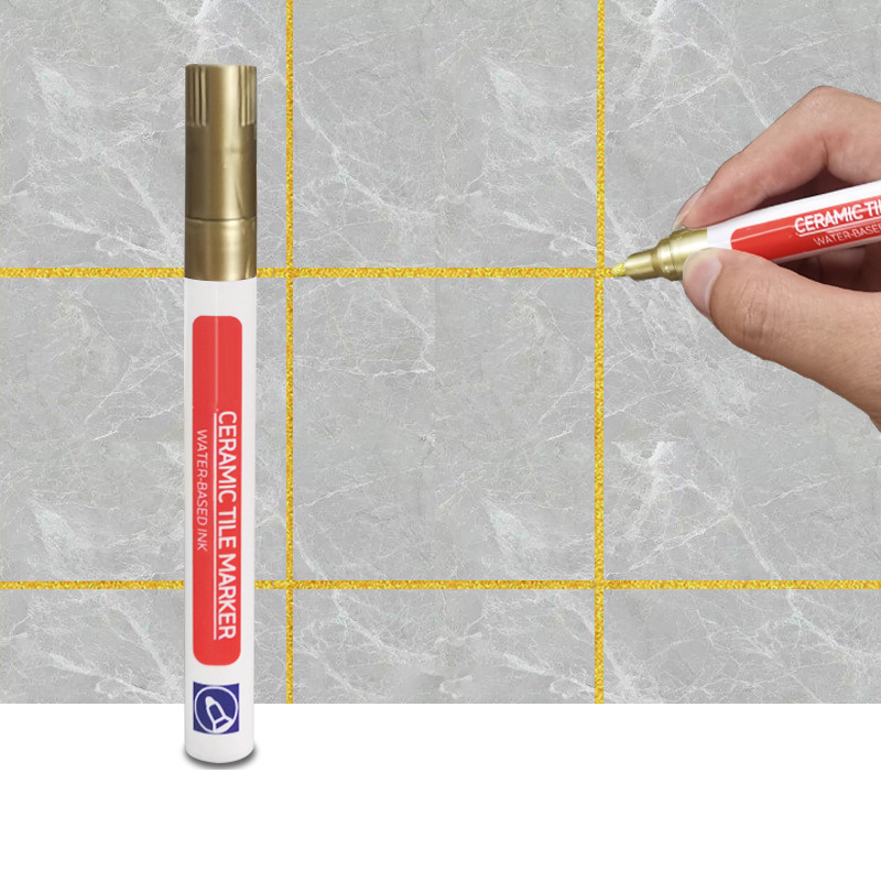12Color Waterproof Tile Seam Marker Pen Grout Tile Marker Wall Seam Pen For Tile Floor Bathroom Decontamination Seam Repair Tool: PURPLE