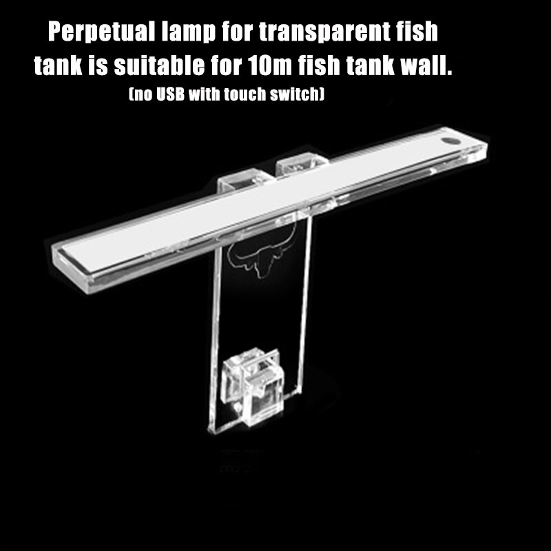 Led Aquarium Lamp Plantaardige Licht Past Tanks 3-8Mm Dikte Aquatic Lamp Aquarium Beugel Licht B99: Rectangle