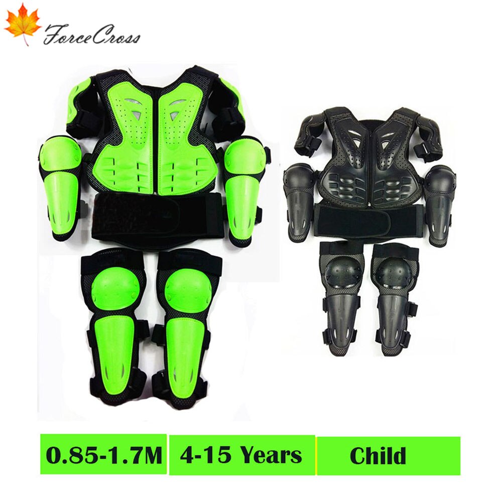 Child Age 4-15years Motorcycle Cycling Body Armour Vest Riding Skating Guard Motorbike Waistcoat