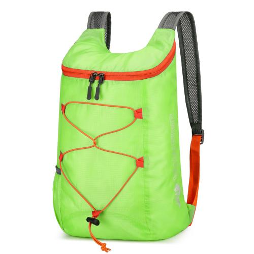Outdoor inpakbare rugzak Opvouwbare kampeerrugzak met grote capaciteit Anti-splash Reizen Wandelen Dagrugzak Sporttas voor heren Dames: Donkergrijs