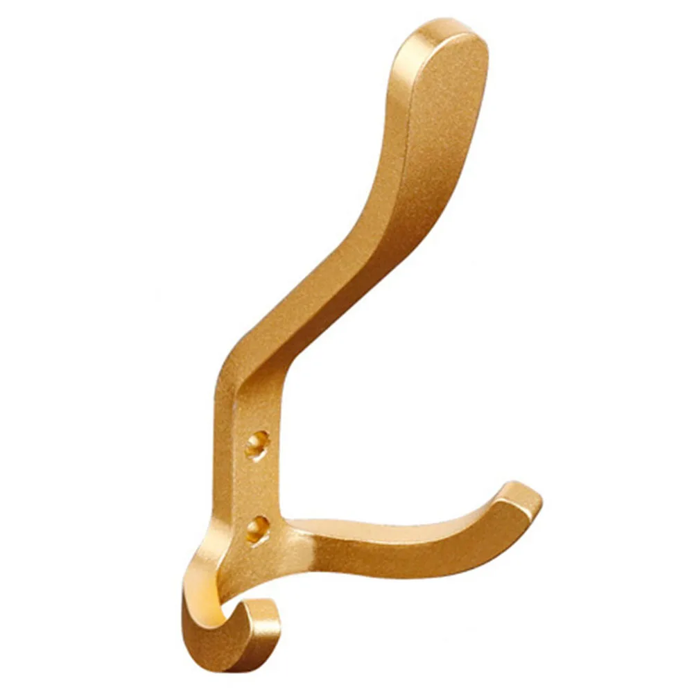 Huishoudelijke Ruimte Aluminium Haken Muur Opknoping Deur Kleding Tassen Sleutels Hoeden Haak Badkamer Handdoek Haak Boorhaken