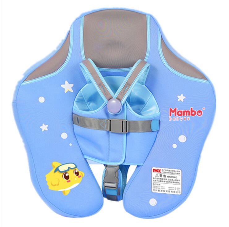 Solid Geen Opblaasbare Veiligheid voor Accessoires Baby Zwemmen Ring Drijvende Praalwagens Zwembad Speelgoed Bad Zwembaden Swim Trainer: Sky Blue