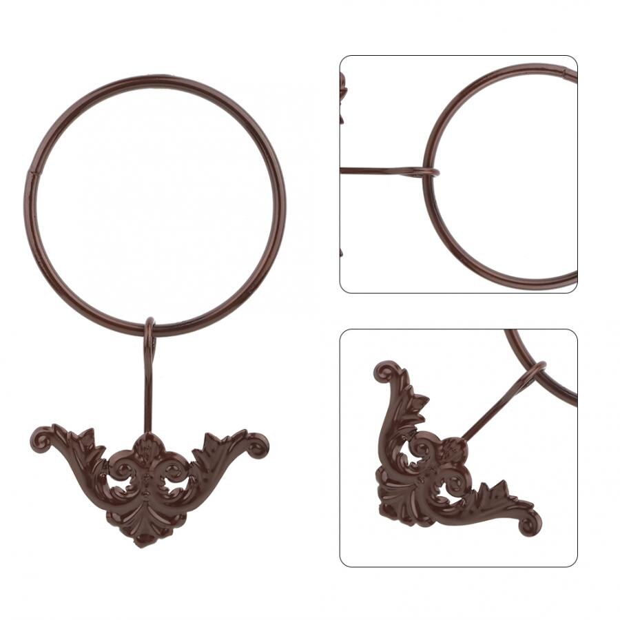 Soporte para colgar Toalla de hierro anillo de toalla de baño con ganchos para paño de lavado montado en la pared rejilla para almacenamiento de toallas organizador