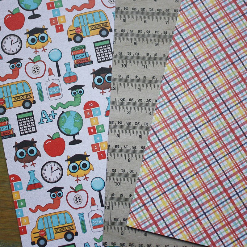 24pcs 6" Single-sidemost first day papercraft art paper handmade scrapbooking kit set books P006