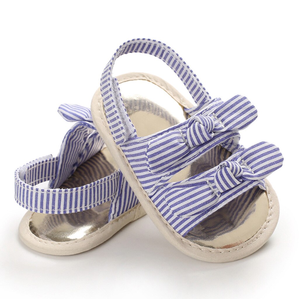 Summer Baby Toddler Shoes Infant Girl Soft Sole Applique Sandals Shoes Single Shoes Flat Soft Bottom Baby Sandals
