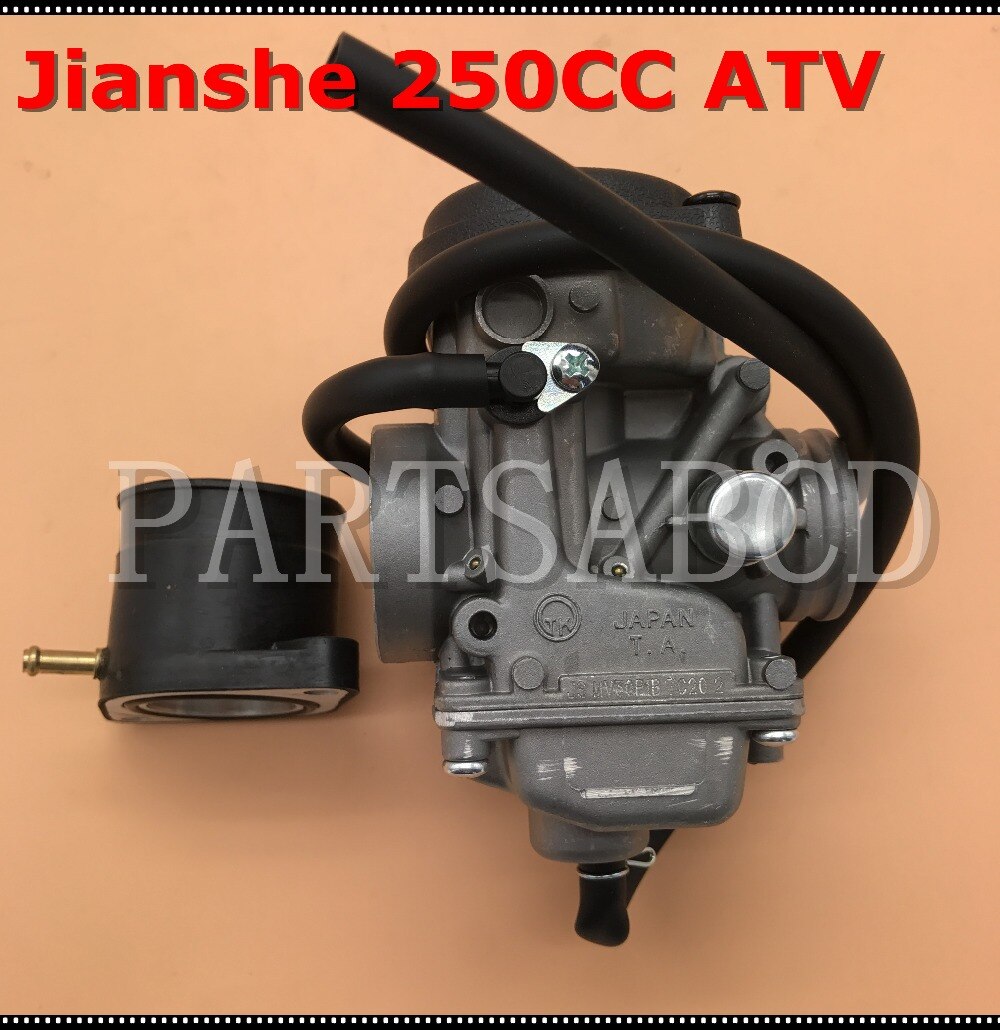 30mm karburator tk jianshe loncin bashan 250cc atv quad atv 250 js250 karburator med indsugningsmanifold