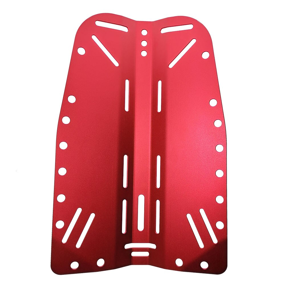 Tech Scuba Diving Backplate with Holes Diver BCD Harness Back Plate for Flexibility in Accessory Mounting Strong &amp; Strudy: Red