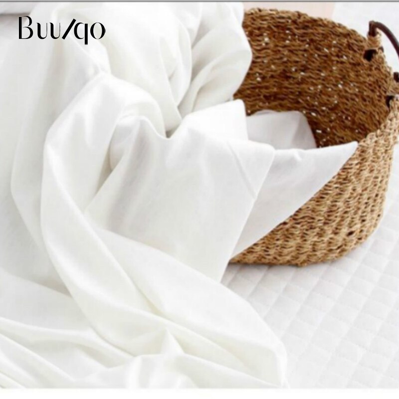 Buulqo, un metro, gasa de doble capa de alta densidad, tela de algodón de 100% para pañales de bebé, Baberos y material de costura DIY