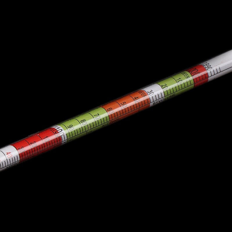 Triple Scale Hydrometer 3 Scale Tester Self Brewed Wine Sugar Meter Alcohol Measuring For Home Brew Wine Beer Alcohol Testing