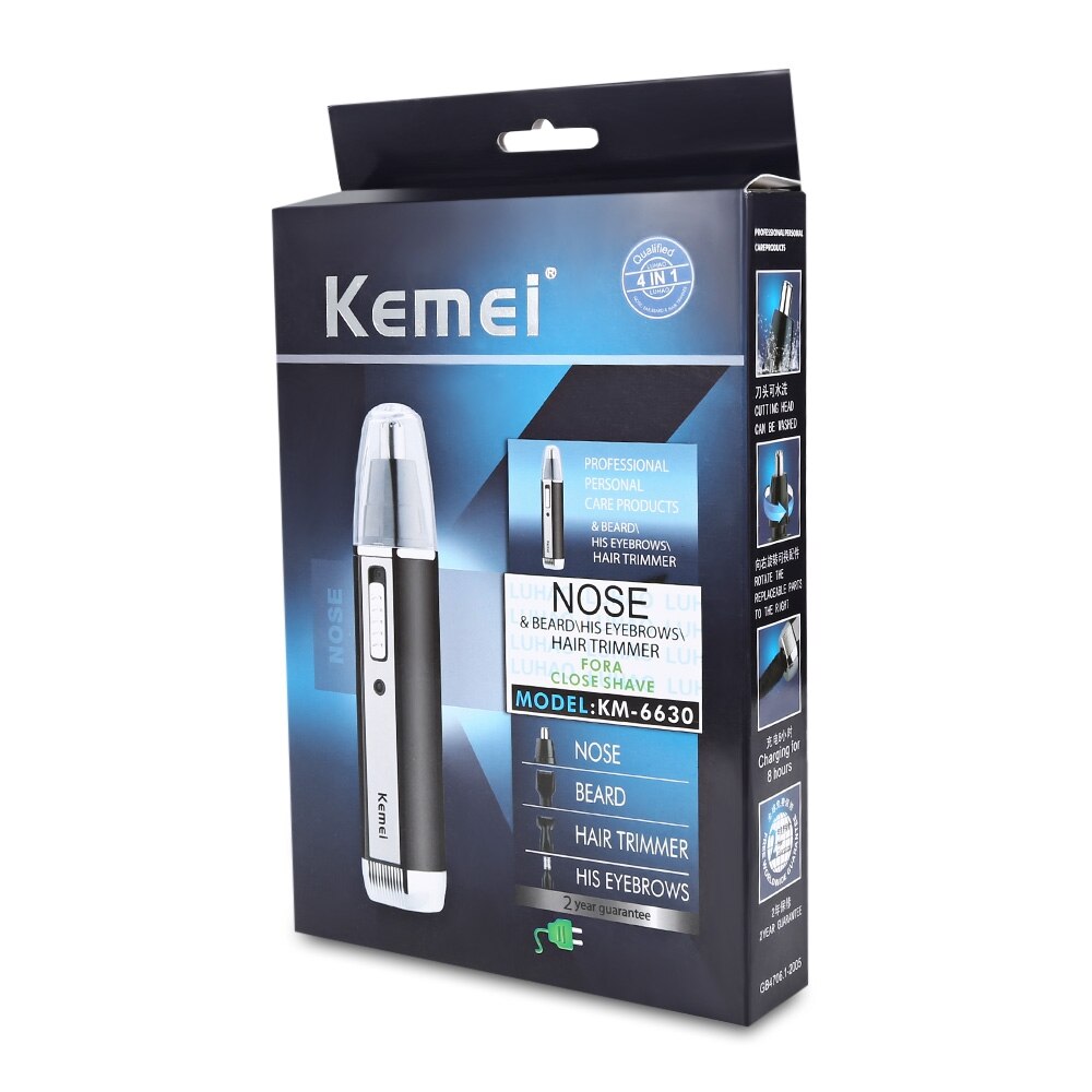 Kemei 4 In 1 Nursing Set For Family Rechargeable Nose Hair Device Shaver Eyebrow Shaping Machine Best Of Choice KM-6630
