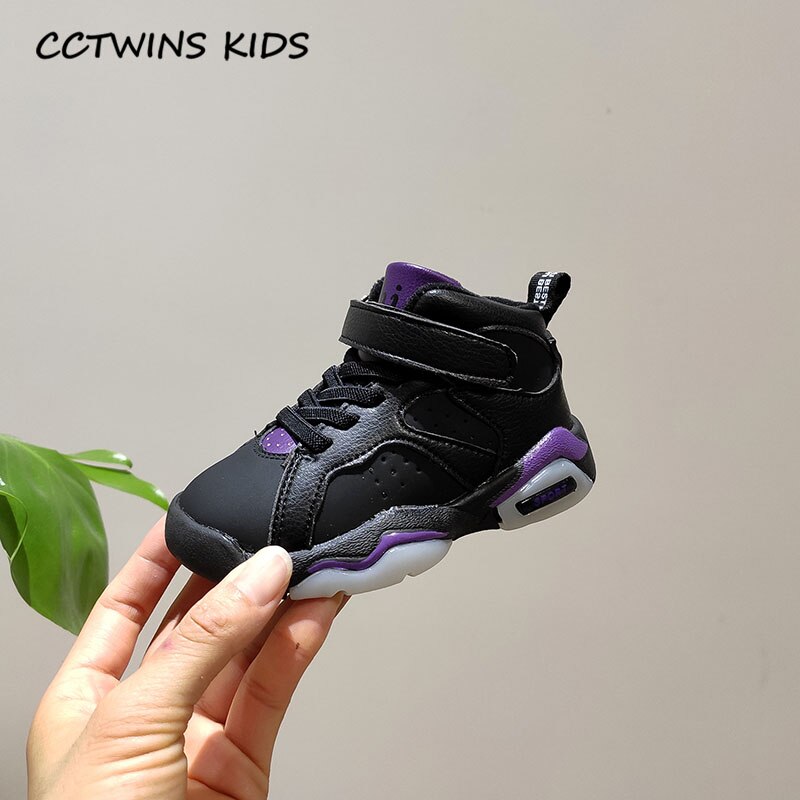 Cctwins barnesko vinter baby takrenne merke uformelt sko låve sport jenter jenter svart varme trenere  fs3115