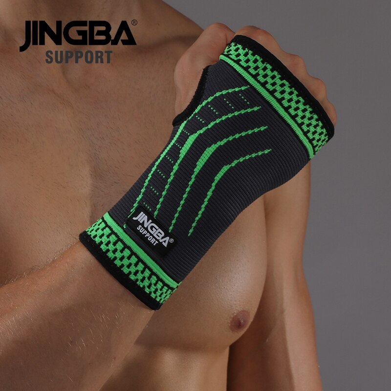 JINGBA UNTERSTÜTZUNG 1Stck Sport Schutz Getriebe Boxen Hand wickelt Hand Band Bandage unterstützung + Gewichtheben Verband Armbinde Unterstützung