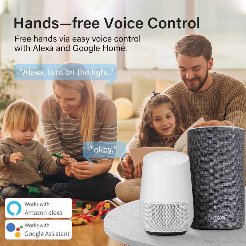 Wifi / Bluetooth Smart Light Switch Smart Home Breaker Tuya Smartlife App Wireless Remote Control Wokrs With Alexa Google Home