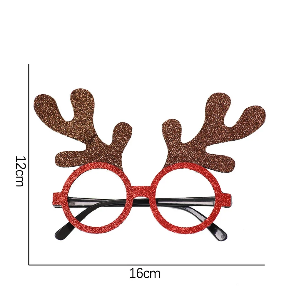 Okulary świąteczne Święty Mikołaj Choinka Bałblady Plastikowe okulary Prezent dla dzieci Boże Narodzenie impreza kieszonkowe dzieci Rekwizyty fotograficzne Dekoracje świąteczne