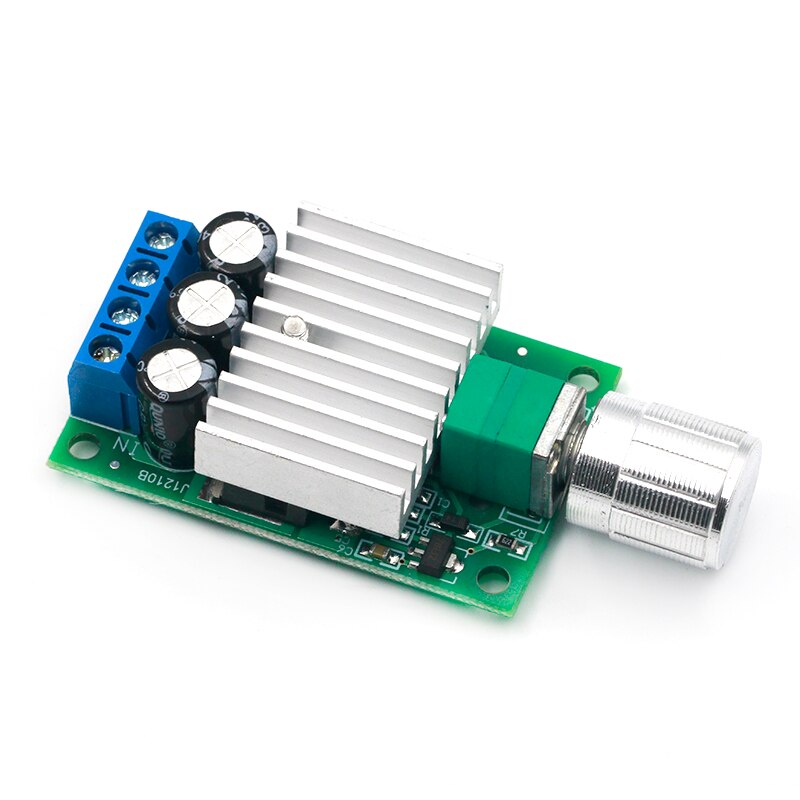 Controlador de velocidad del Motor de CC, regulador de velocidad ajustable, interruptor de Control de atenuación para ventilador, luz LED, 10A, 12V-30V, PWM