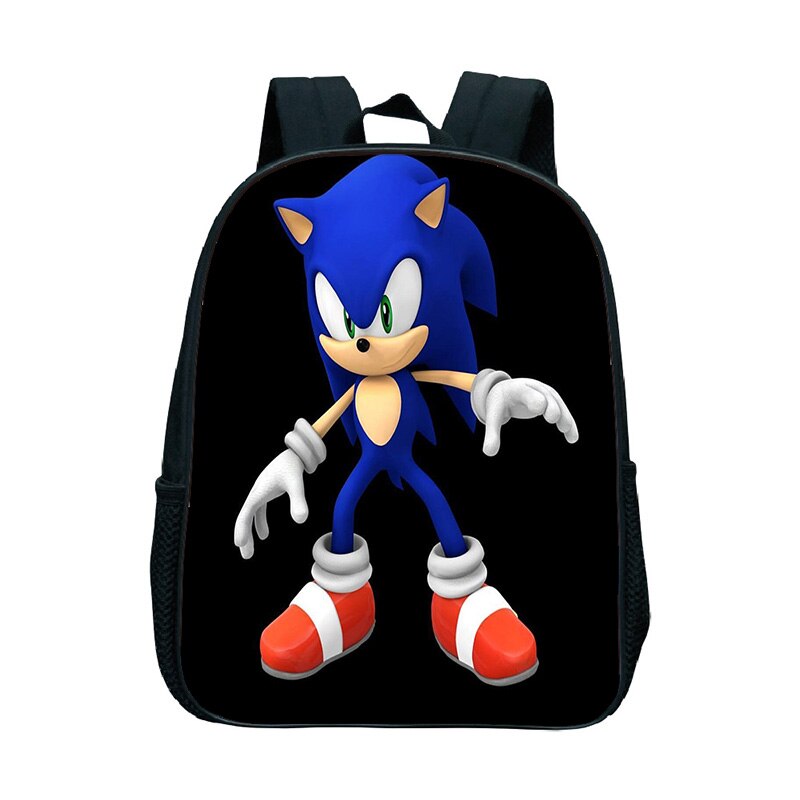 New Mochila Sonic Zaino Delle Ragazze Dei Ragazzi Borse Da Scuola Borse Libro di Scuola Materna Quotidiano Torna A scuola Regalo Per i bambini Del Fumetto Zaino: 13