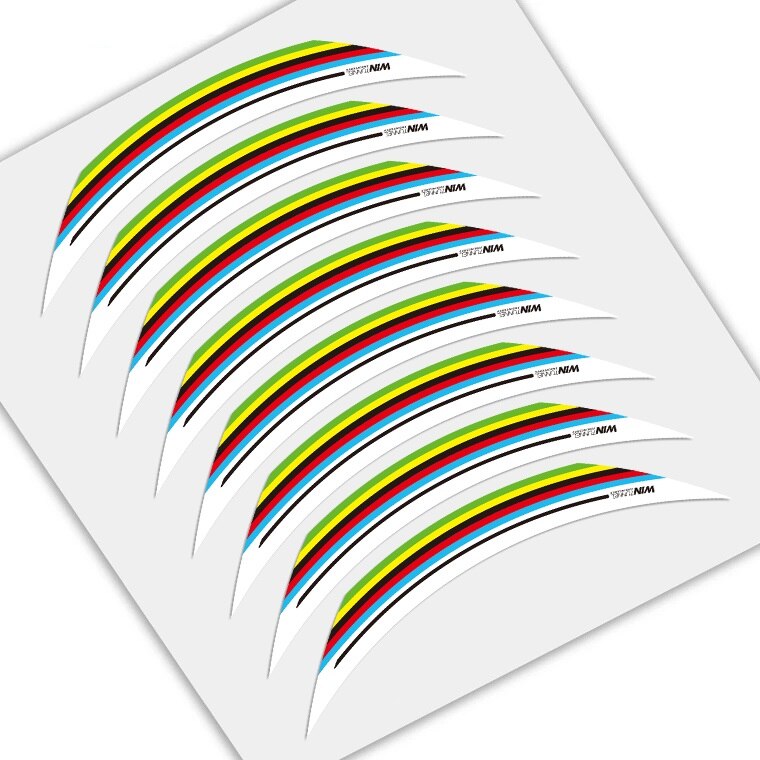 Regenboog Sticker Voor Roval Racefiets Wiel Carbon Fiets Van Frankrijk Race Fietsen Decal
