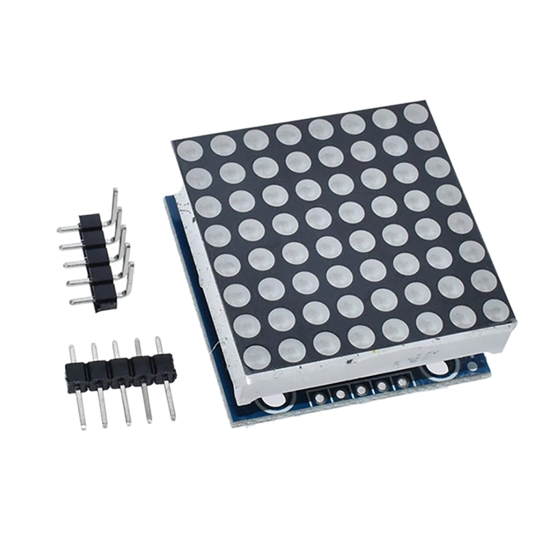 -MAX7219 8X8 LED Dot Matrix Module LED Display Control Module: Default Title