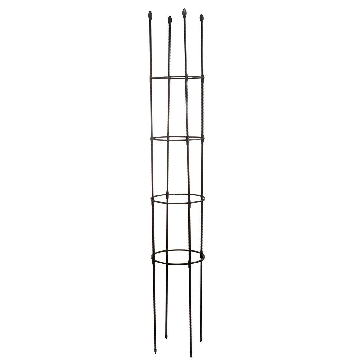 188cm klätterväxt stöd bur trädgård växt blomma spaljé ram vinstock hållare display rack dekor trädgård verktyg hållbart järnrör