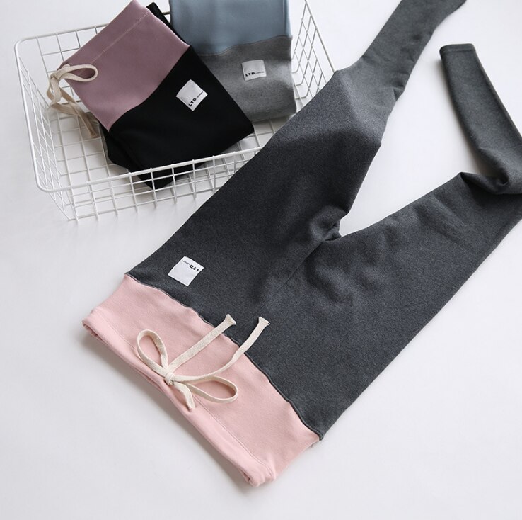 pregnant women autumn and winter Korean leggings trousers belly Slim was thin pencil feet pants pregnancy leggings