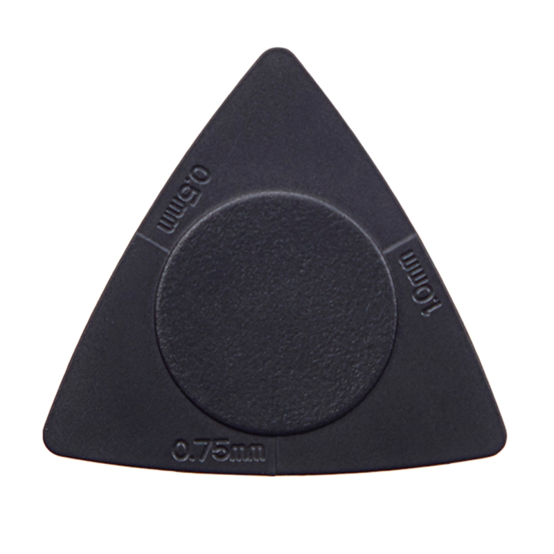 094C 10 Stuks Plectrums Plectrums Plastic Picks Set Multicolor Driehoek Plectrum: Black