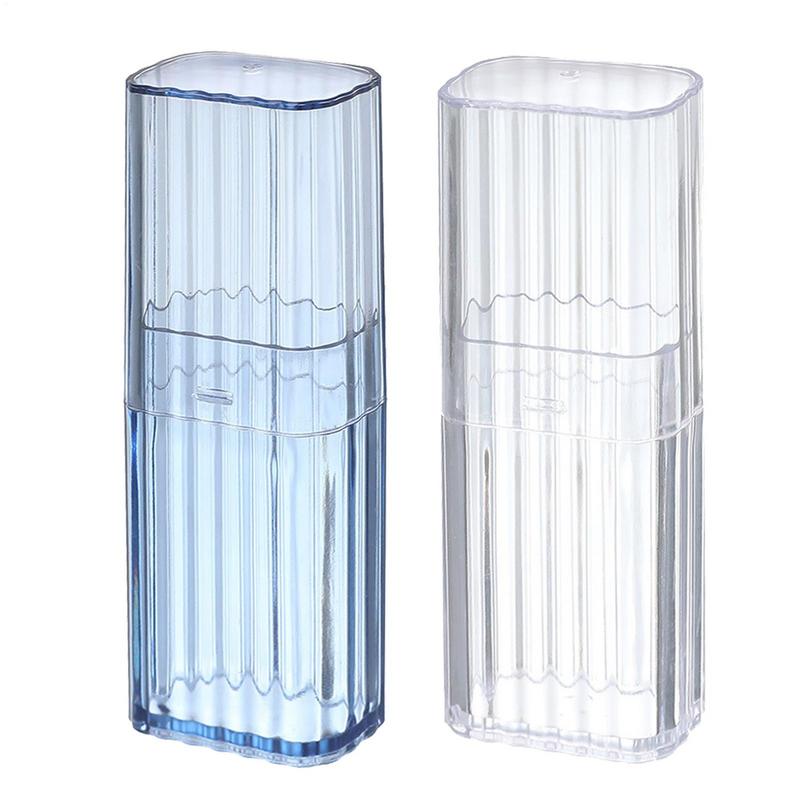 Wattestäbchen Glas Wattestäbchen Halfter Wattestäbchen Spender mit Deckel Kunststoff Ohr Stock Tupfer Halfter Badezimmer Vorratsgläser