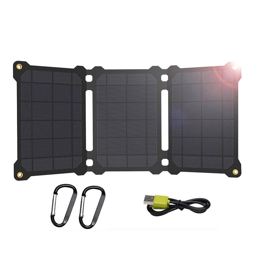 Acorn Power – chargeur de panneau solaire 5V 21W, chargeur de téléphone Portable pour l'extérieur, charge solaire étanche et rapide: Default Title