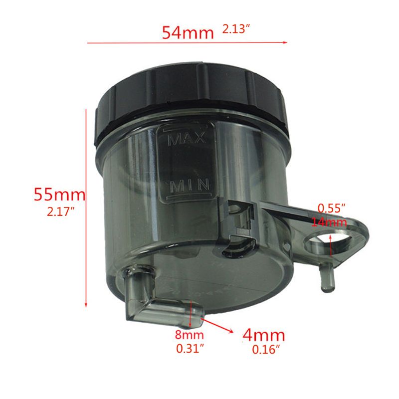 Motorcycle Oil Cup Front Brake Clutch Fluid Bottle Reservoir Cruiser Chopper Oil Tank Cup Liquid Container