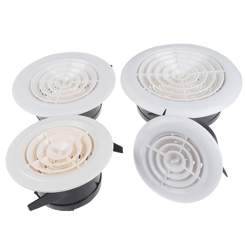 75mm 100mm 3~8 ''Adjustable Ventilation Grilles Grid Air Vent Round Louver Grille Cover