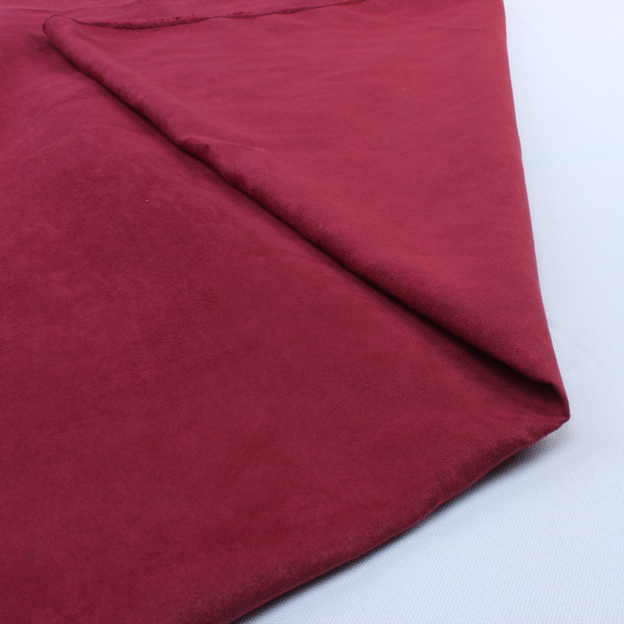 Jednolity kolor Faux zamsz Cienka tkanina satynowa podkładka robić odzieży Odzież Mikro zamsz Materiał Torby Buty sofa Pokrowiec Poduszka: królewski niebieski