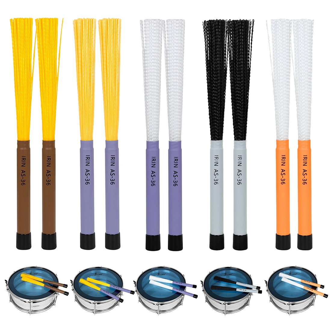 Jazz Trommel Stock Nylon Trommel Pinsel für Trommeln Tragbare Jazz Musical Trommel Stock Reinigung Werkzeug Schlagzeug Instrument Teile