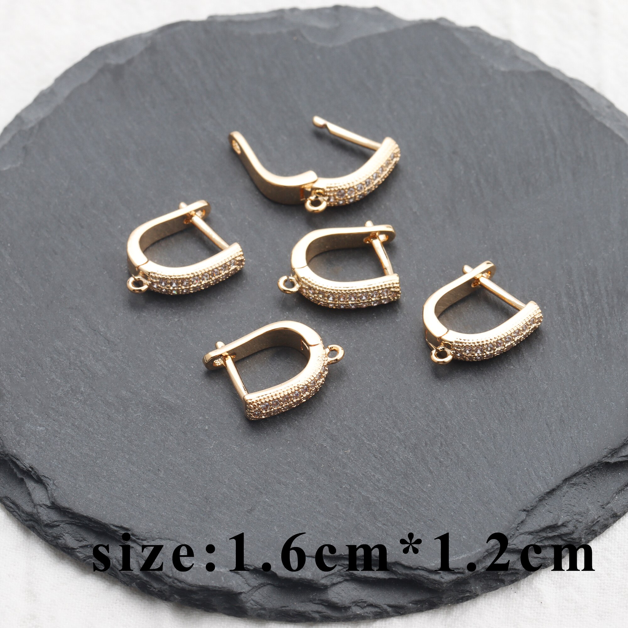 Yegui M806, Sieraden Accessoires, 18K Vergulde, 0.3 Micron, Karabijn Haken, sieraden Maken, Rhodium Plated, 10 Stks/partij