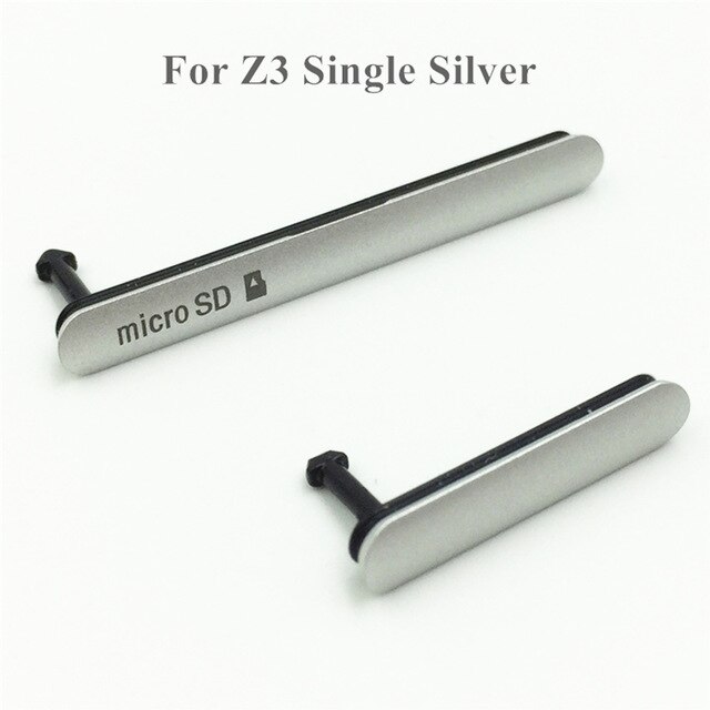 Port ładowania pokrywa USB + Port mikro SD + gniazdo karty SIM gniazdo pyłu dla Sony Xperia Z3 D6603 D6643 D6653 podwójny D6633 D6683