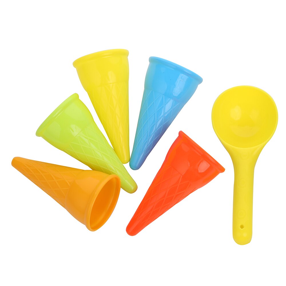 Kids Baby Strand Zand Speelgoed Kleine Cakevorm Lepel Ijs Pudding Strand Spelen Zand en Sneeuw Spelen