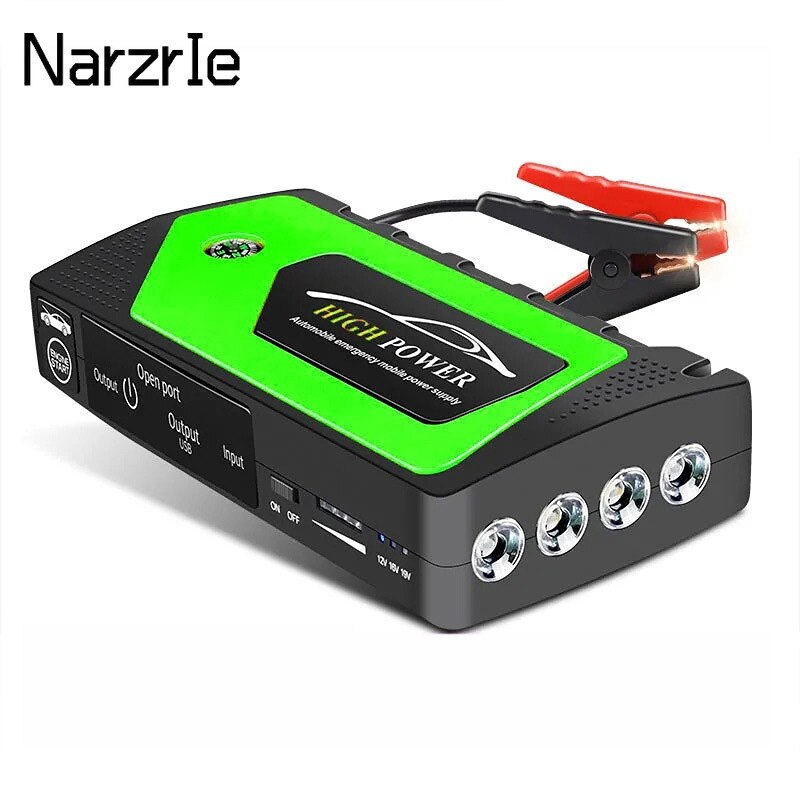 18000mA 600A Auto Jump Starter Power Bank Uitgangspunt Apparaat 12V Diesel Benzine Auto Acculader Booster Buster