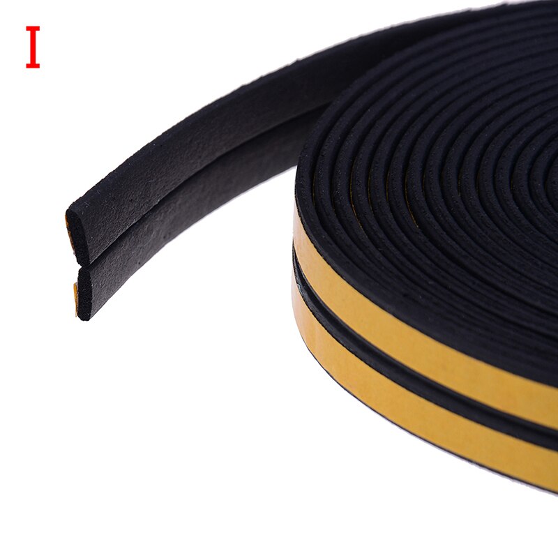 10M Diepgang Excluder Zelfklevende Rubber Deur Raam Afdichting Strip Roll Foam