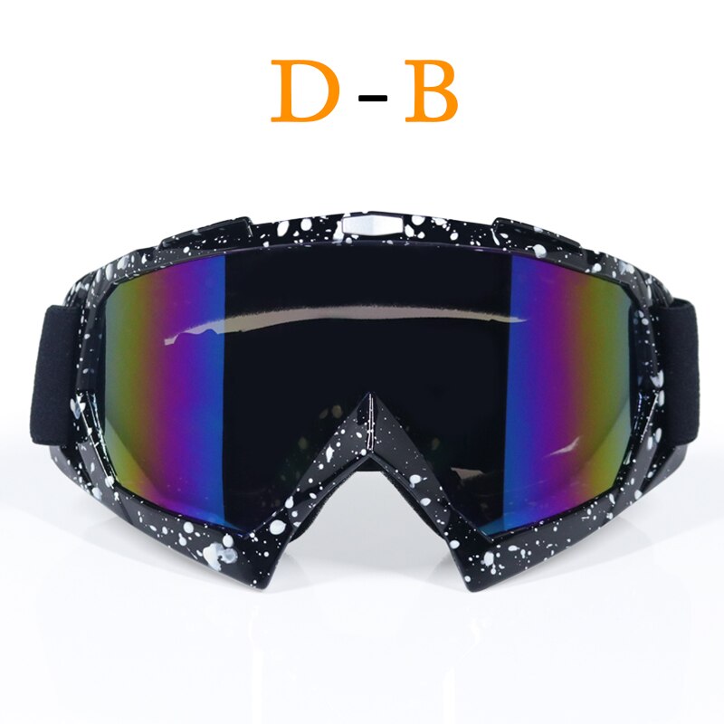 Dla dorosłych gogle Motocross motocykl motor okulary Cross Country elastyczne przezroczyste soczewki Ooculos de grau: 13