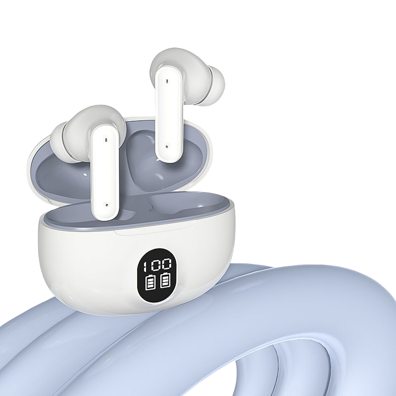 TWS S10 Wireless Bluetooth Headphones Music Call Earphones Waterproof Headset with Mic Earbuds For All Smartphones: WHITE