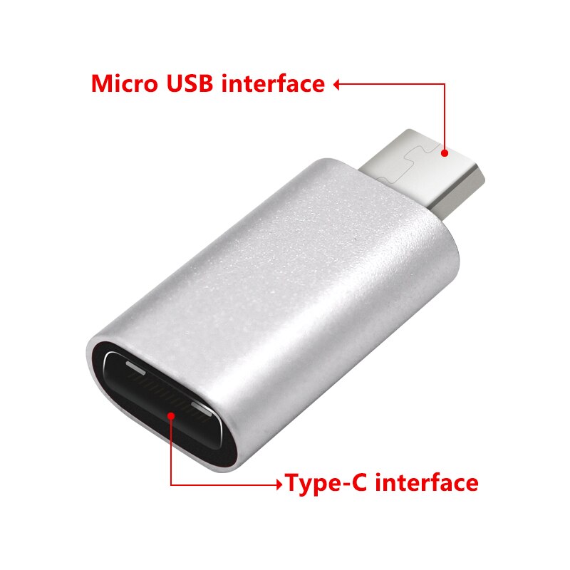 OTG Adapter Type C To Micro USB Converter Data Charging High Speed For Phone Type C Female To Micro USB Male